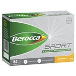 Berocca Sport B Vitamins & Electrolytes Orange Flavour 24 Powder Sachets