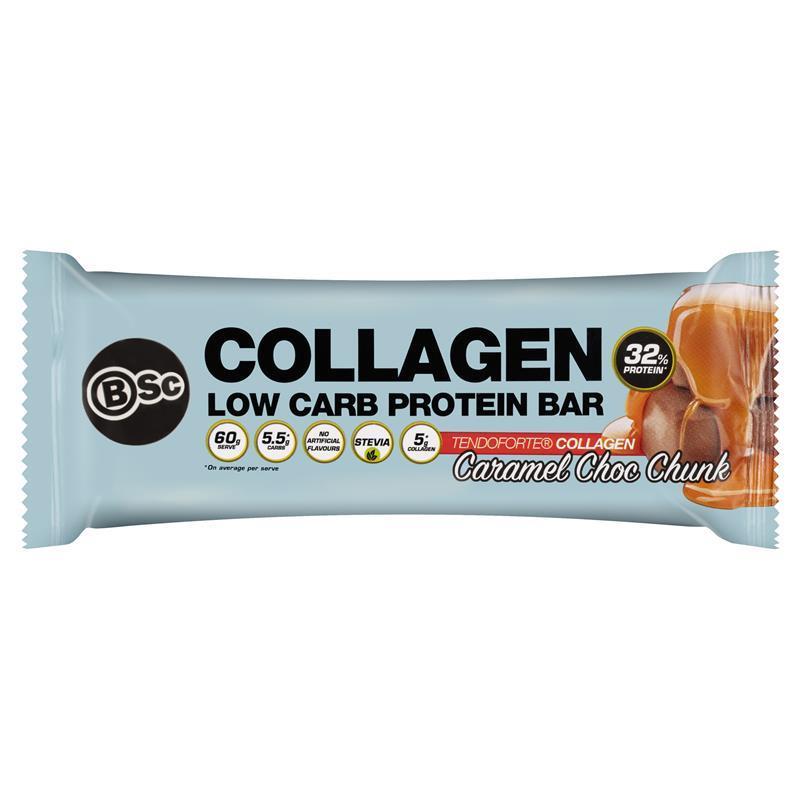 Buy BSc Collagen Protein Bar Caramel Choc Chunk 60g Online at Chemist ...