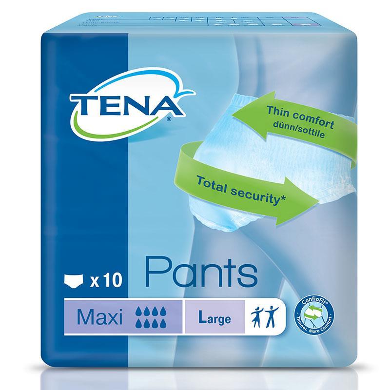 Buy Tena Pants Maxi Large 10 Pack Online at Chemist Warehouse®