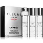 Chanel Allure Homme Sport Eau De Toilette 3 x 20ml