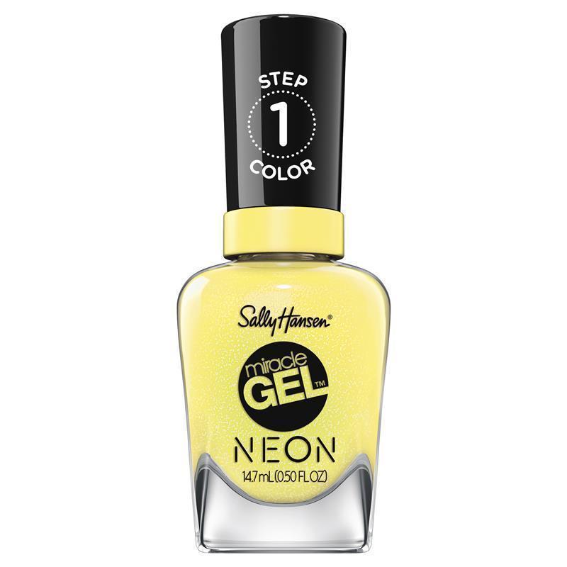 Buy Sally Hansen Miracle Gel Neon Nail Polish Sun Shine On 14.7ml ...