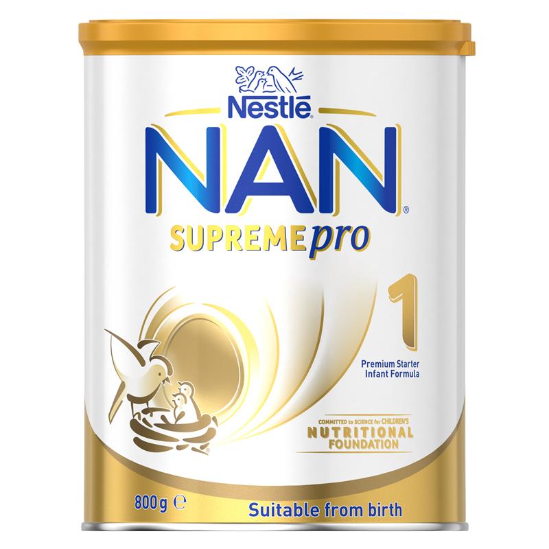 Nestlé NAN SUPREMEpro 1, Suitable from Birth Premium Starter Baby Formula  Powder – 800g