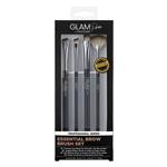 Glam By Manicare Pro Essential Brow Brush Set