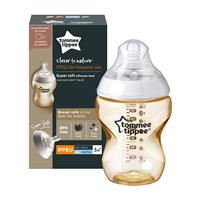 Tommee Tippee Closer to Nature Baby Bottle 260ml 3 Pack - Clear