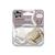 Tommee Tippee Natural Latex Cherry Soothers, Symmetrical Design, BPA-Free, 0-6m, White and Beige, Pack of 2 Dummies