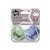 Tommee Tippee Natural Latex Cherry Soothers, Symmetrical Design, BPA-Free, 18-36m, Green and Blue, Pack of 2 Dummies