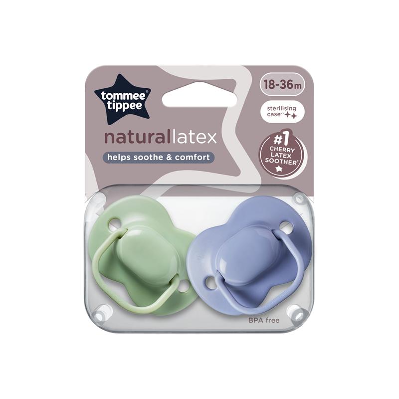 Tommee Tippee Twin Pack BPA-Free Soothers Pacifier 0 - 36 Months With Carry  Case