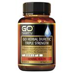 GO Healthy Herbal Diuretic Triple Strength 60 Vege Capsules