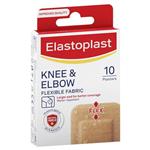 Elastoplast Flexible Fabric Knee And Elbow 10 Plasters 