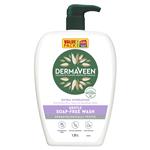 DermaVeen Extra Hydration Gentle Soap Free Wash 1.25 Litre Exclusive Size