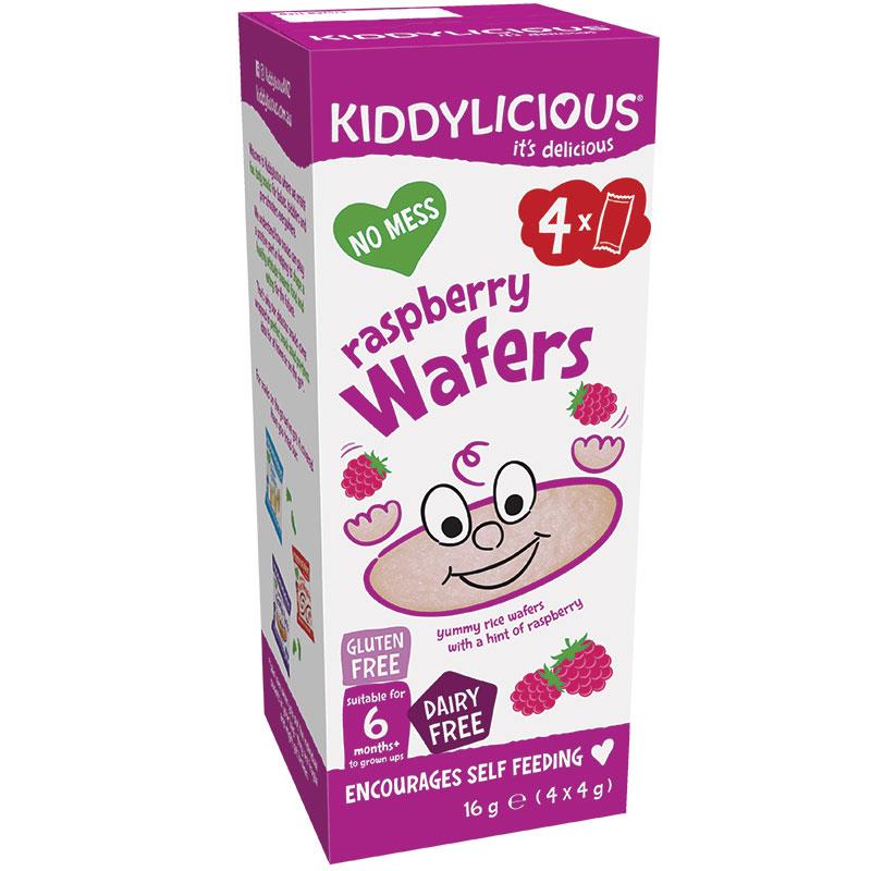 Buy Kiddylicious Wafers Raspberry 4 X 4g Pack Online at Chemist Warehouse®