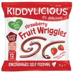Kiddylicious Strawberry Wriggles 12g