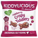 Kiddylicious Crispy Tiddlers Raspberry 12g