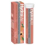 Hydralyte Electrolyte Effervescent Peach Crush 20 Tablets Exclusive Flavour