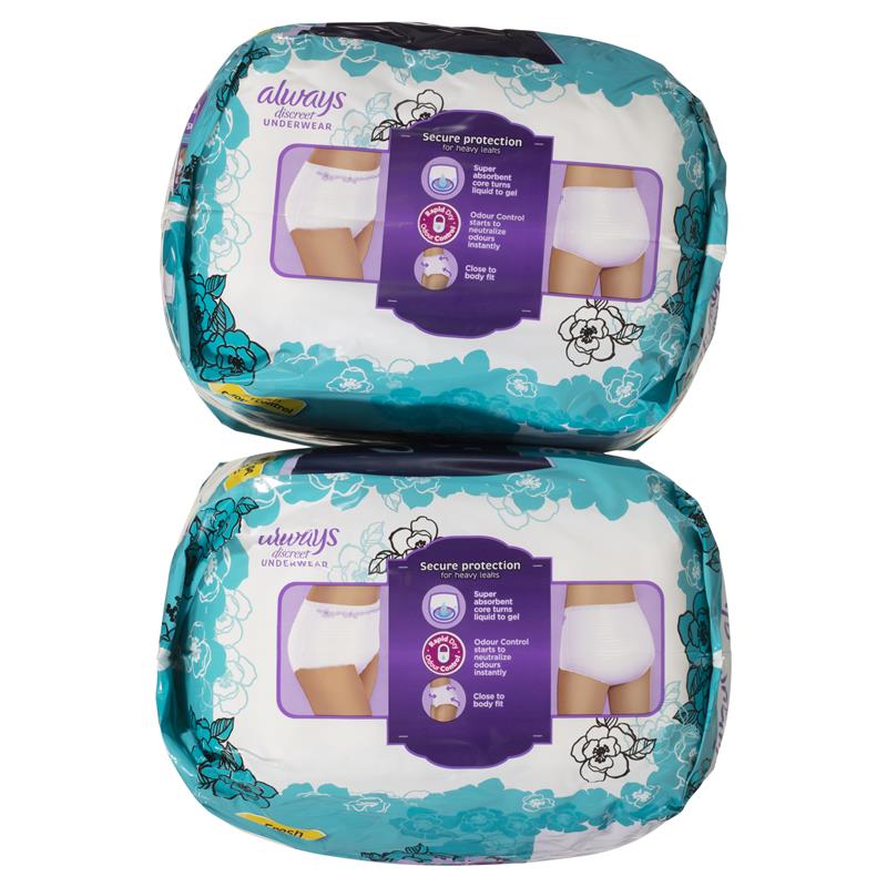 Buy Always Discreet Pants 6 Drop Large 16 Value Pack Online at Chemist