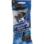 Laser Sport 3 Mens Disposable Razors 5 Pack