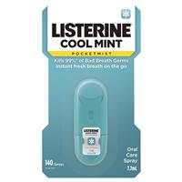 Buy Listerine Pocketmist Oral Care Spray Cool Mint 7.7mL Online at ...