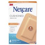 Nexcare Cushioned Waterproof Adhesive Pad 4 Pack