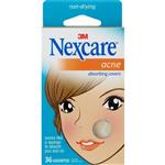 Nexcare Acne Absorbing Covers 36 Assorted Pack