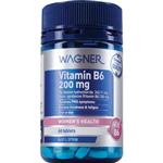 Wagner Vitamin B6 200mg 60 Tablets 