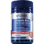 Wagner Vitamin B12 High Strength 1000mcg 120 Tablets 