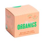 Moxie Organics Ultra Thin Panty Liners 26 Pack