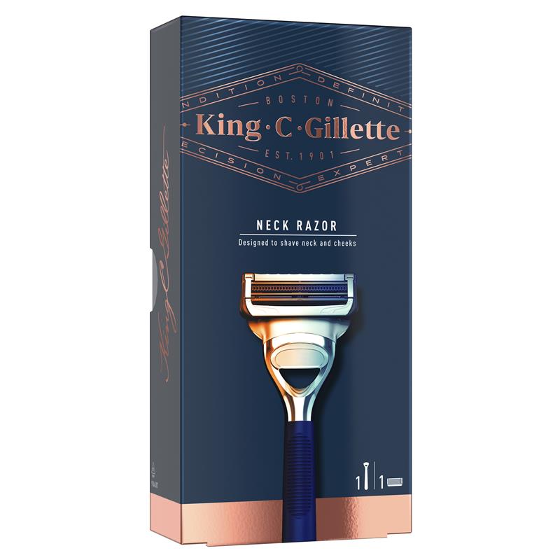 Buy King C Gillette Neck Razor + 1 Razor Blade Refill Online at ePharmacy®