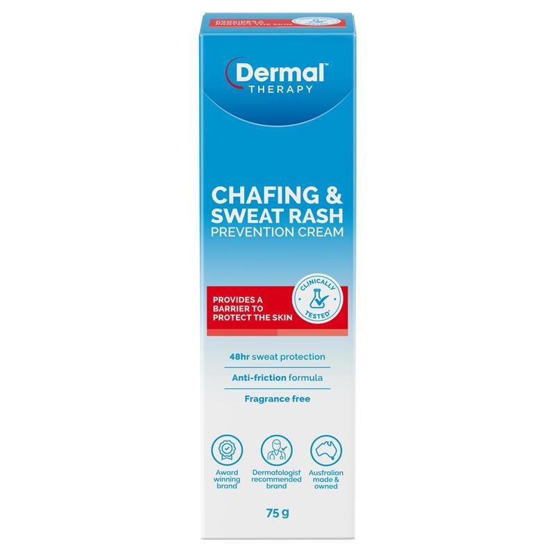 Dermal Therapy Chafing & Sweat Rash Cream 75g product image