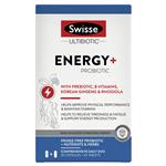 Swisse Ultibiotic Energy + Probiotic 30 Capsules + 30 Tablets