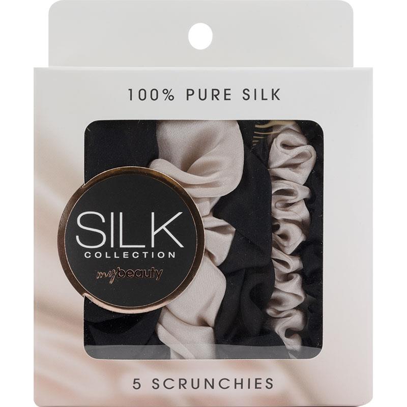 Buy My Beauty Silk Collection Scrunchies 5 Pack Online at Chemist Warehouse®