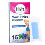 Veet Cold Wax Strips Underarms 16