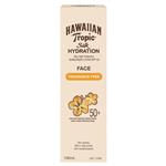 Hawaiian Tropic SPF 50+ Silk Hydration Face Fragrance Free 100ml
