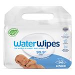 WaterWipes Biodegradable Baby Wipes 4x 60 Pack
