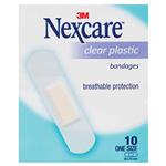 Nexcare Clear Plastic Strips Sachet 10 Pack Single