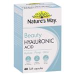 Natures Way Beauty Hyaluronic Acid 40 Capsules