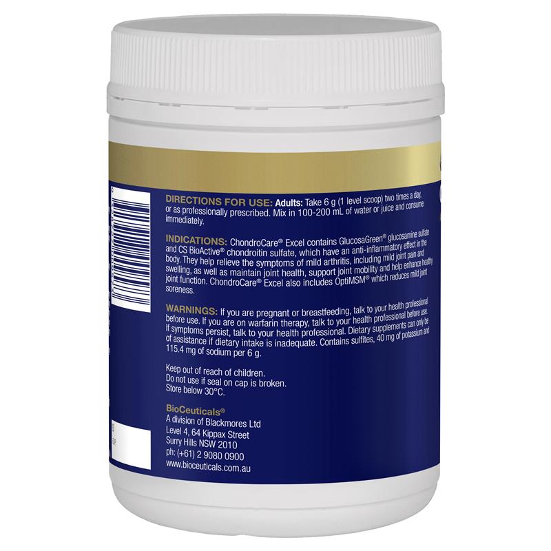 Buy BioCeuticals ChondroCare® Excel 360g Online at Chemist Warehouse®