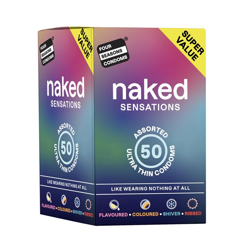 Four Seasons Condoms Naked Sensations 50 Pack product image