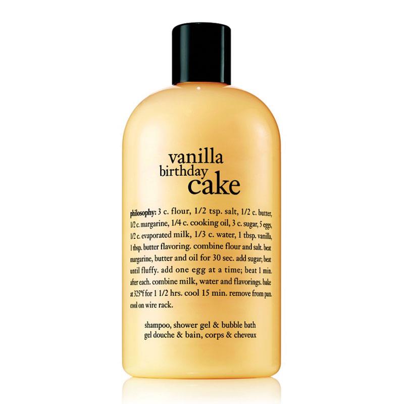 Buy Philosophy Vanilla Birthday Cake Shampoo Bath And Shower Gel 480ml Online | Ultra Beauty