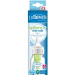 Dr Browns Options Anti-Colic With Level 1 Teat Narrow Neck Feeding Bottle 120ml 1 Pack