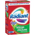 Radiant Laundry Powder Brilliant Whites Sharper Colours 2kg