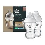 Tommee Tippee Closer To Nature Pure Glass Bottle 250ml 2 Pack