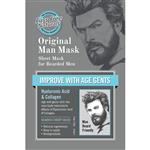 Fuss Free Naturals Man Mask Hyaluronic Acid Sheet Mask For Bearded Men