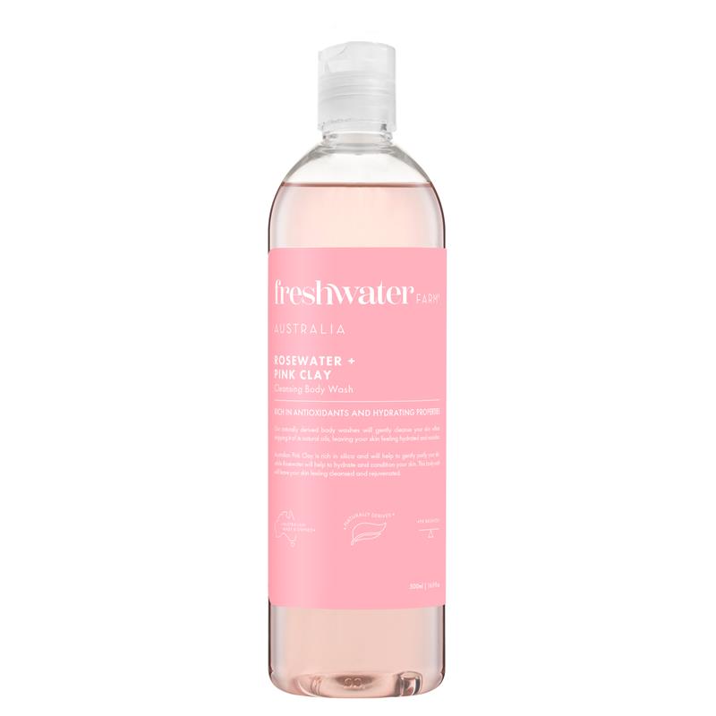 BODY SCRUB  Cleansing Rosewater + Pink Clay 200g – FreshwaterFarm