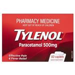 Tylenol Paracetamol 50 Caplets