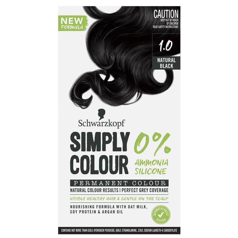 Buy Schwarzkopf Simply Colour  Natural Black Online at Chemist Warehouse®