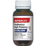NutraLife Probiotica High Potency 60 Capsules Exclusive Size New