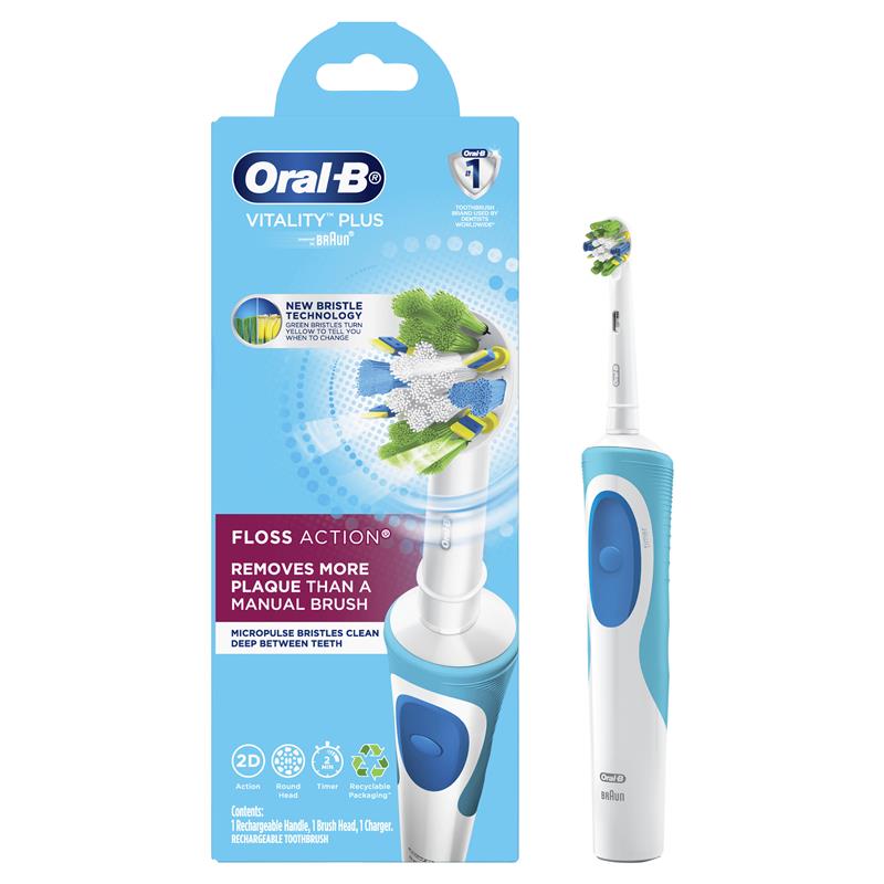 Buy Oral B Vitality Plus Power Toothbrush Floss Action Online at Chemist  Warehouse®