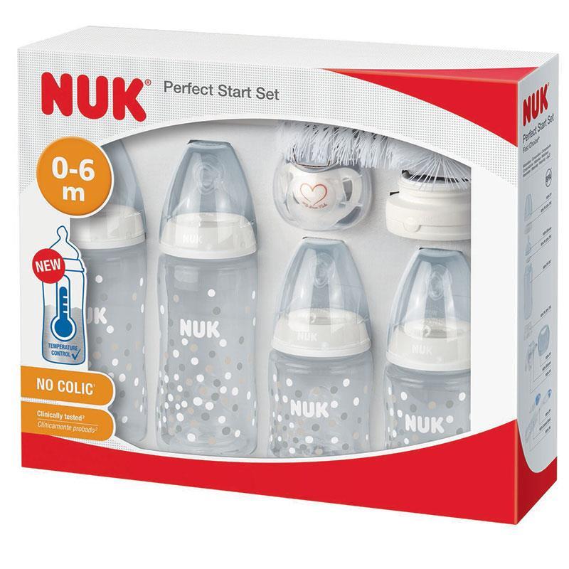 Buy Nuk First Choice Temperature Control Perfect Start Bottle Set White 06 Months Online Only