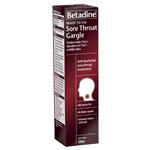 Betadine Ready To Use Sore Throat Gargle - Sore Throat Treatment - 120mL