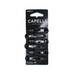 Capelli School Clip Black 6 Pack 